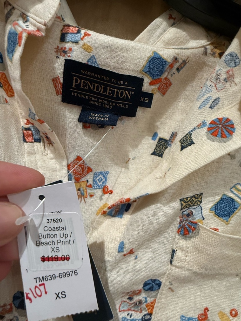 Pendleton Coastal Button Down Shirt - Picture 8 of 8